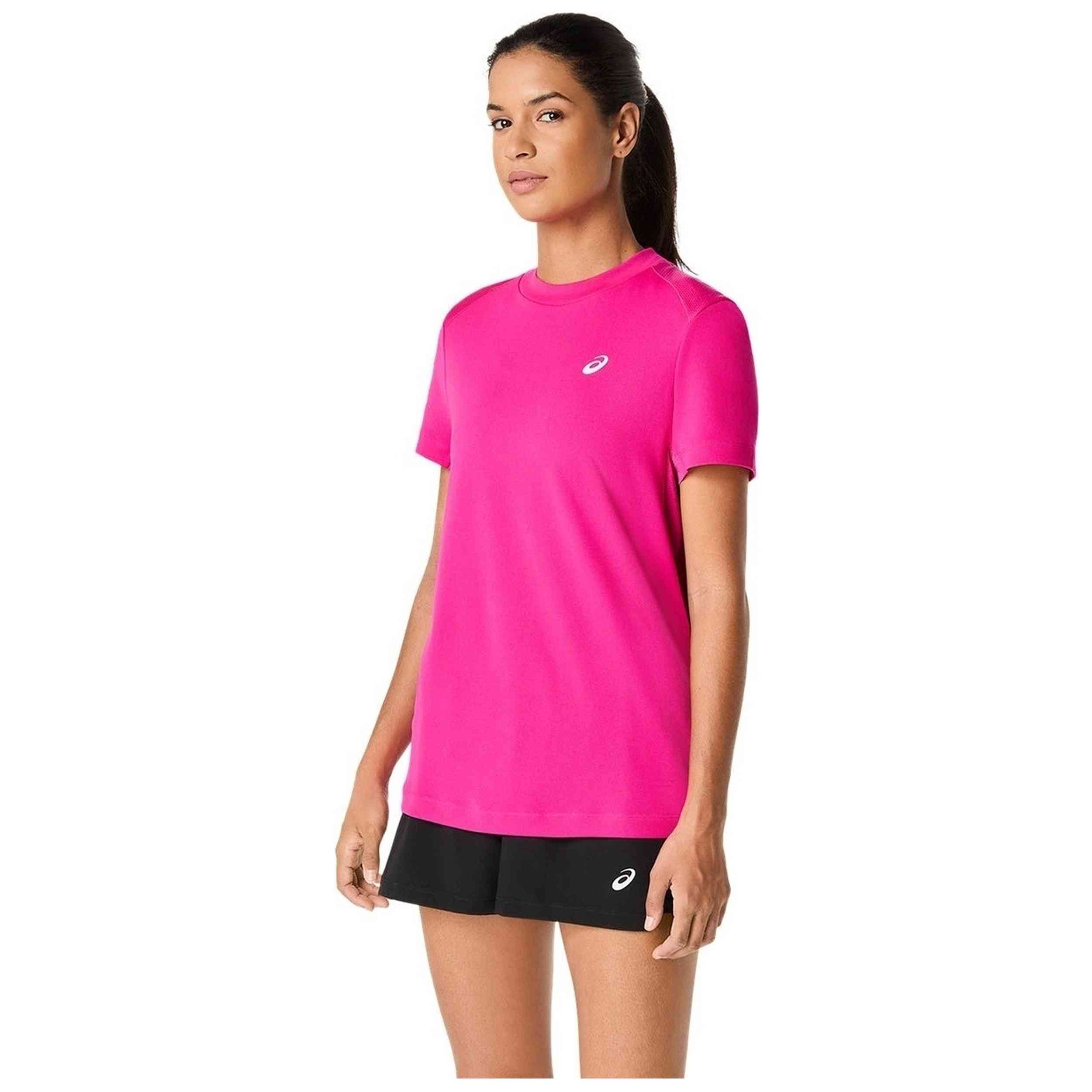 Camiseta De Manga Corta Asics Court "Pink Rave"