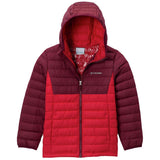 Chaqueta Columbia Chaqueta Con Capucha Columbia Powder Lite Ii Rojo Brillante Granate Niño