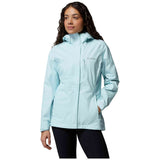 Chaqueta Columbia Chaqueta Con Capucha Columbia Pouring Adventure Iii Azul Celeste Mujer