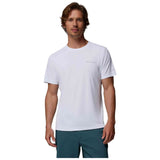 Camiseta De Manga Corta Columbia Camiseta Columbia Zero Rules Light Manga Corta Blanco Limpio