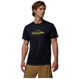 Camiseta De Manga Corta Columbia Camiseta Columbia Zero Rules Light Graphic Crew Manga Corta Negro