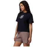 Camiseta De Manga Corta Columbia Camiseta Columbia Rolling Bend Graphic Relaxed Crop Manga Corta Negro Cosmos Mujer