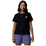 Camiseta De Manga Corta Columbia Camiseta Columbia Rolling Bend Graphic Manga Corta Negro Mujer