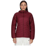 Chaqueta Columbia Chaqueta Con Capucha Columbia Powder Pass Ii Hybrid Rojo Burdeos Mujer