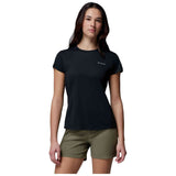 Camiseta De Manga Corta Columbia Camiseta Columbia Zero Rules Light Manga Corta Negro Puro Mujer