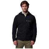Sudadera Columbia Forro Polar Con Capucha Columbia Fast Trek Overlay Full Zip Negro