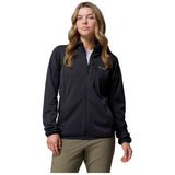 Chaqueta Columbia Forro Polar Columbia Essential Hike Grid Fleece Full Zip Negro Mujer