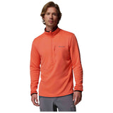 Sudadera Columbia Forro Polar Columbia Essential Hike Grid Fleece Half Zip Naranja Intenso