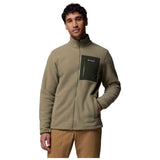 Sudadera Columbia Forro Polar Columbia Jasper Ridge Pebbled Full Zip Marrón Verdoso
