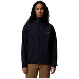 Chubasquero Columbia Chaqueta Con Capucha Columbia Trailborne 2.5L Shell Negro Mujer