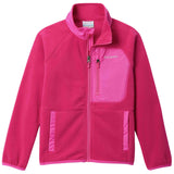 Chaqueta Columbia Forro Polar Columbia Fast Trek V Full Zip Rosa Intenso Infantil