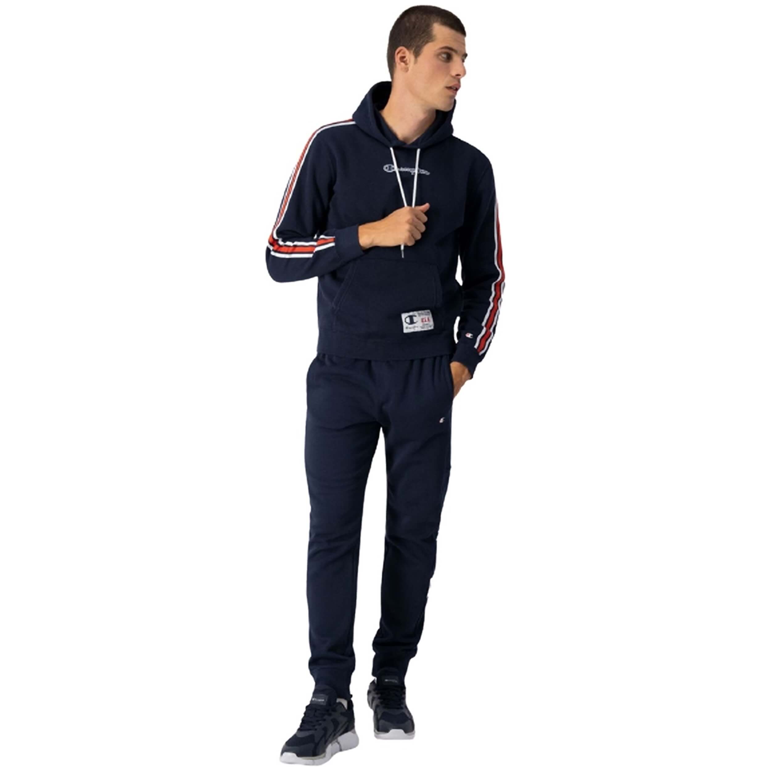 Champion Legacy Contrast Side Hoodie