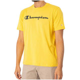 Camiseta De Manga Corta Champion  amarillo