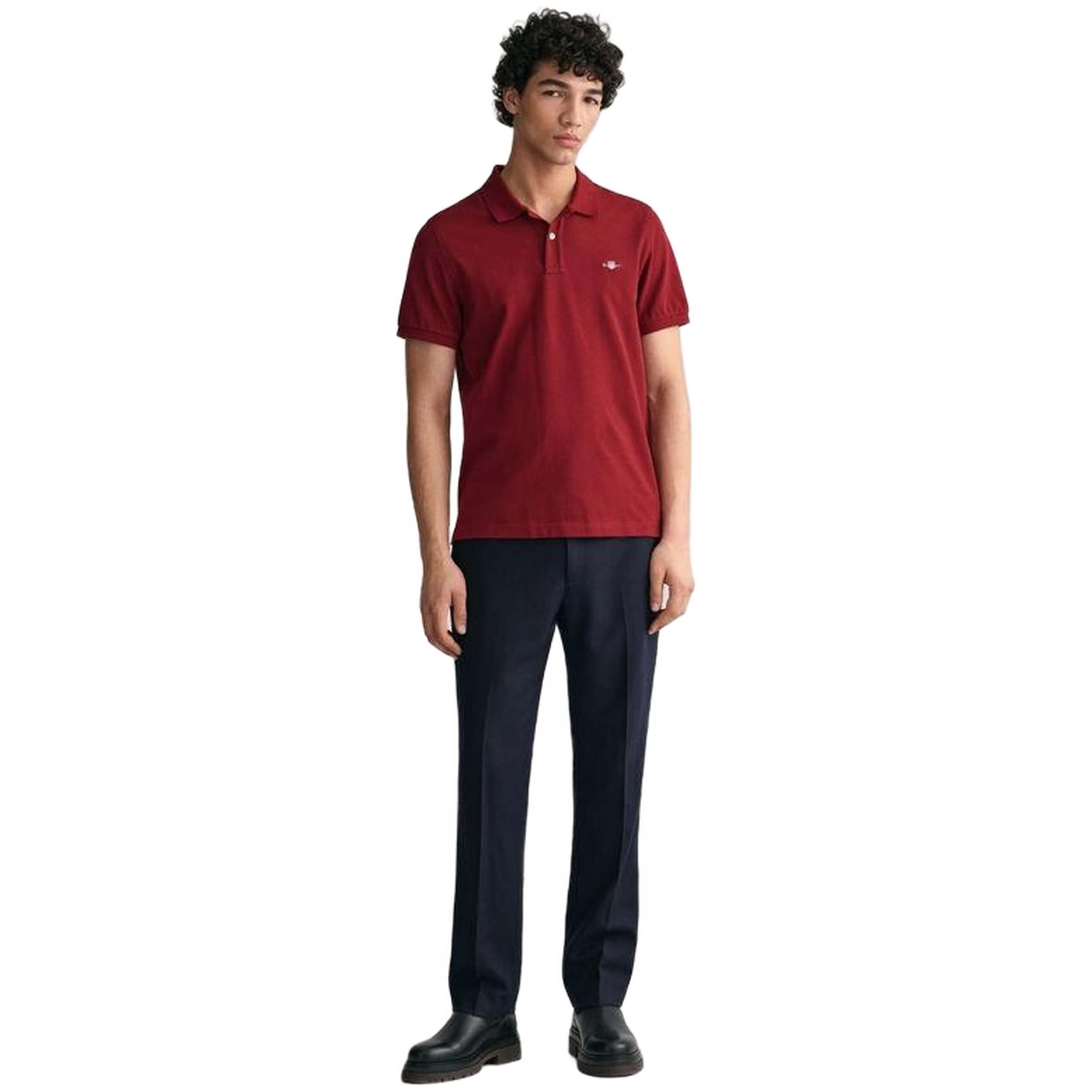 Gant Regular Fit Shiel Short Sleeve Polo