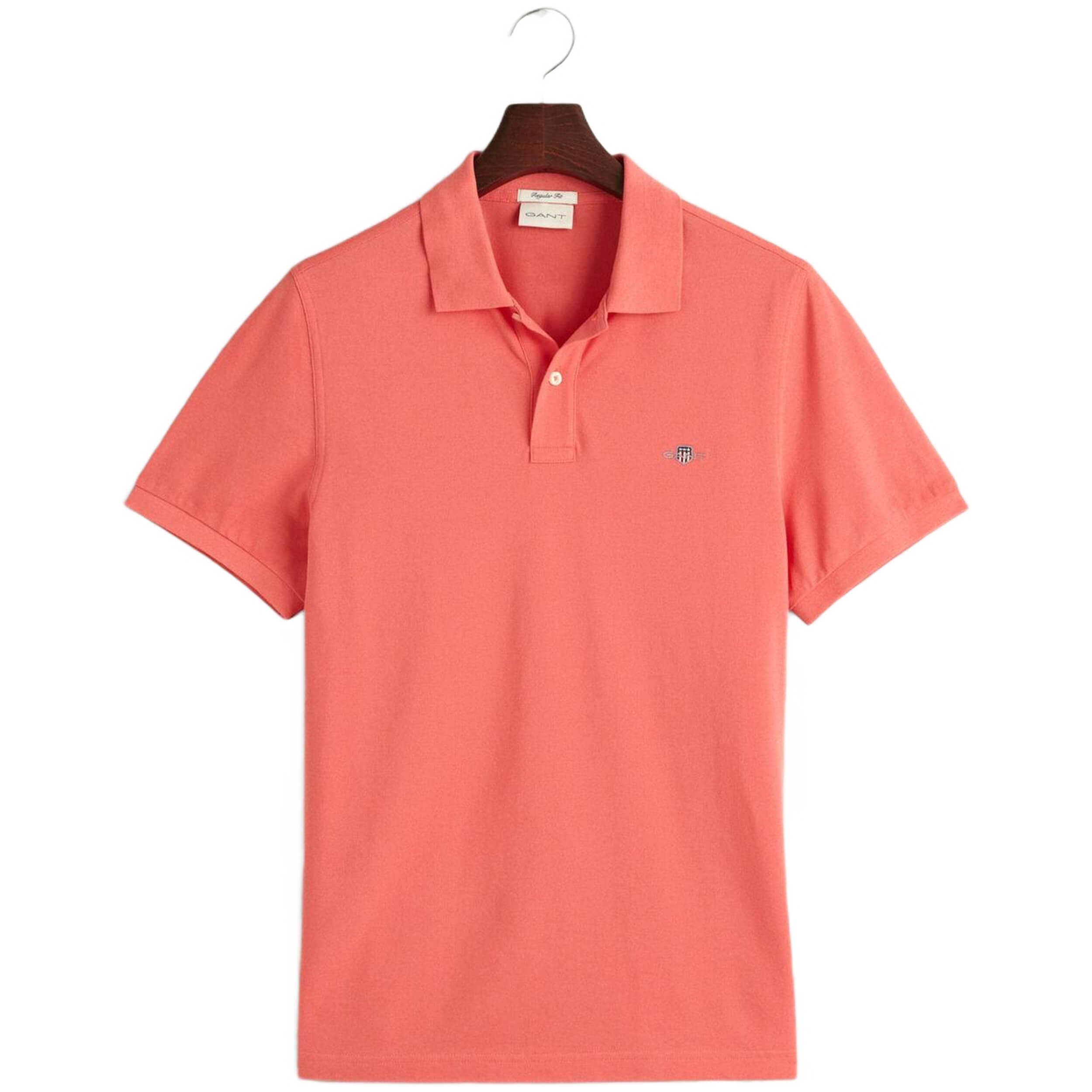 Gant Regular Fit Shield Short Sleeve Polo