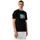 Camiseta De Manga Corta Champion Champion Basketball C-Table Back Print T-Shirt "Black"