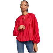 Camisa Denny Rose Crew-Neck Blouse