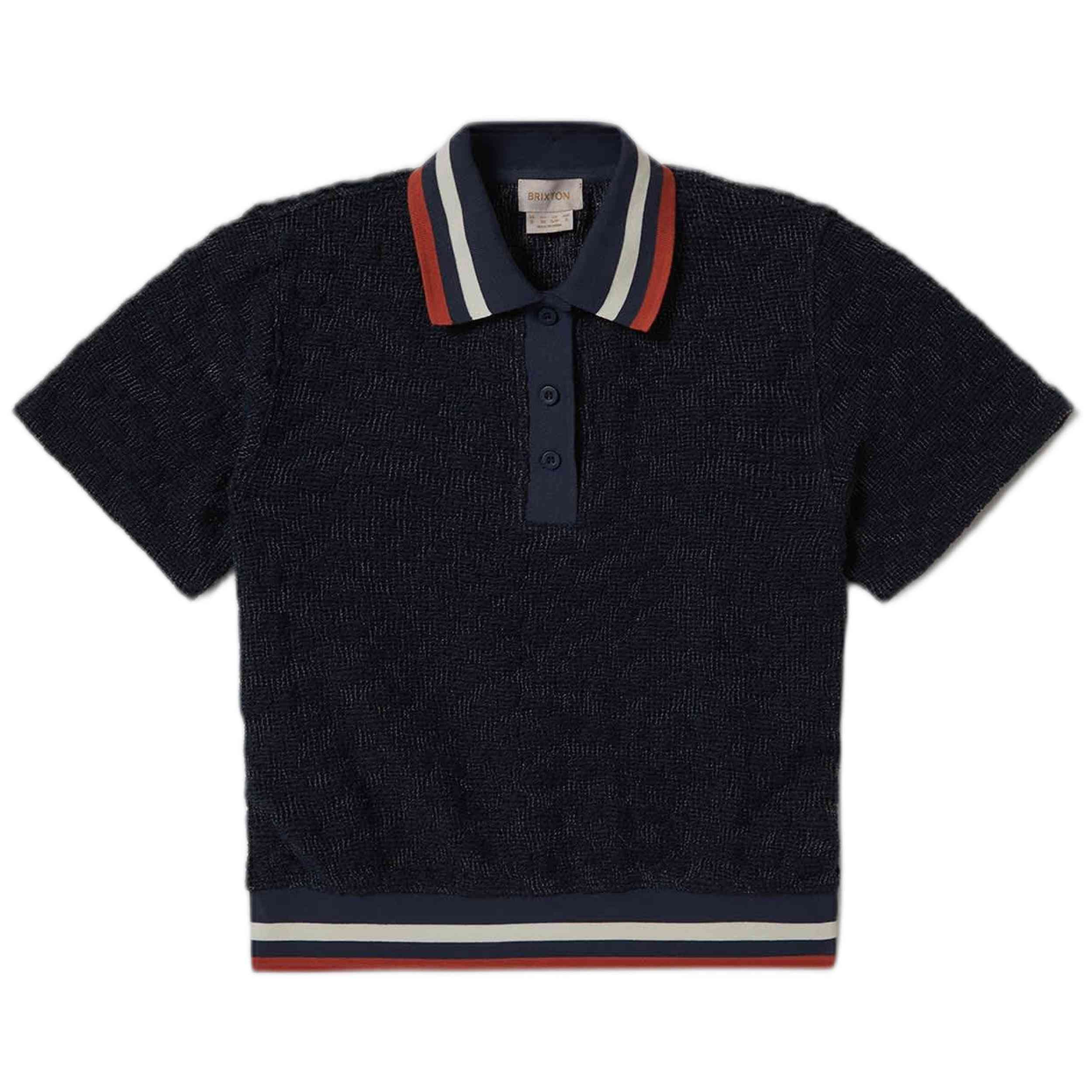 Polo De Manga Corta Brixton Retro Mesh