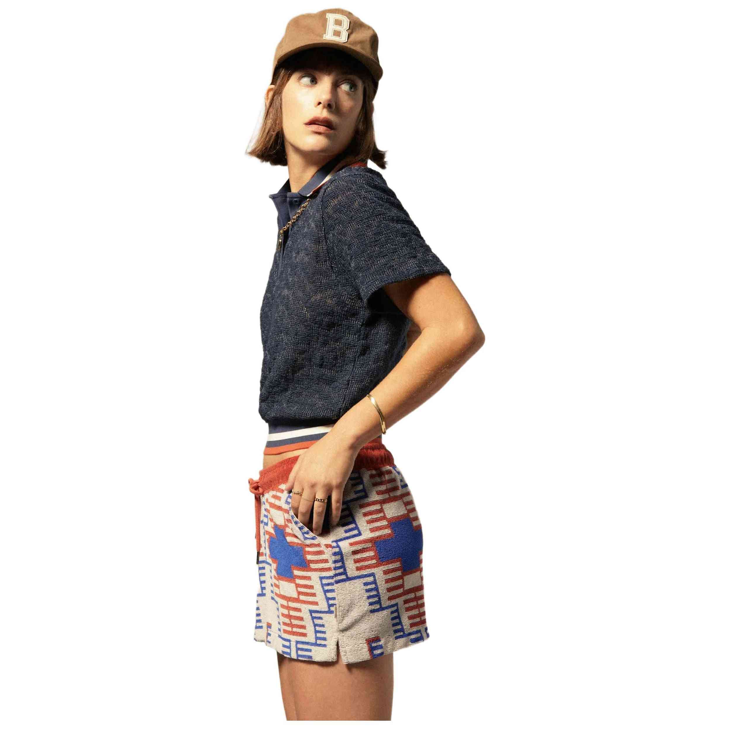 Polo De Manga Corta Brixton Retro Mesh