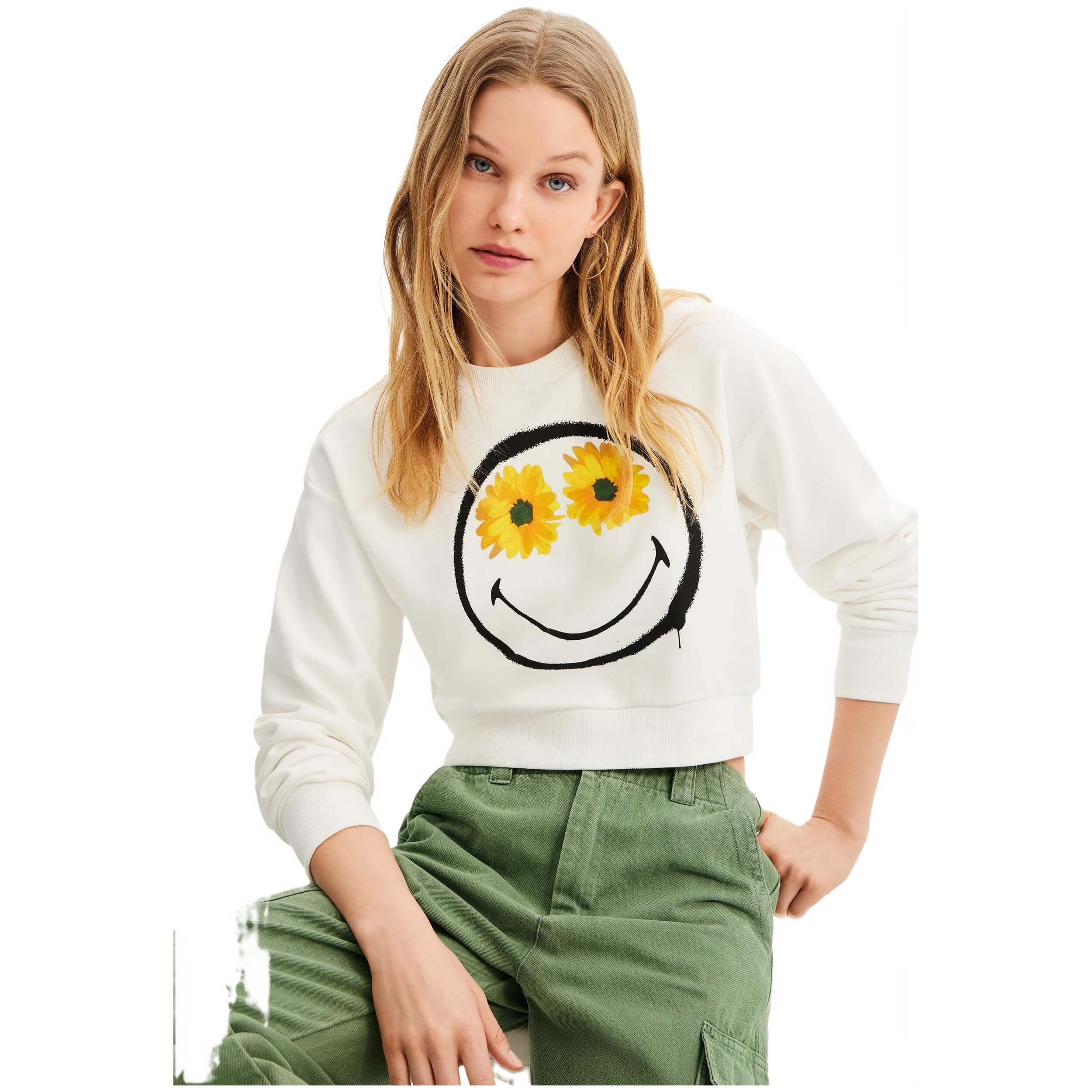 Sudadera Desigual Smiley