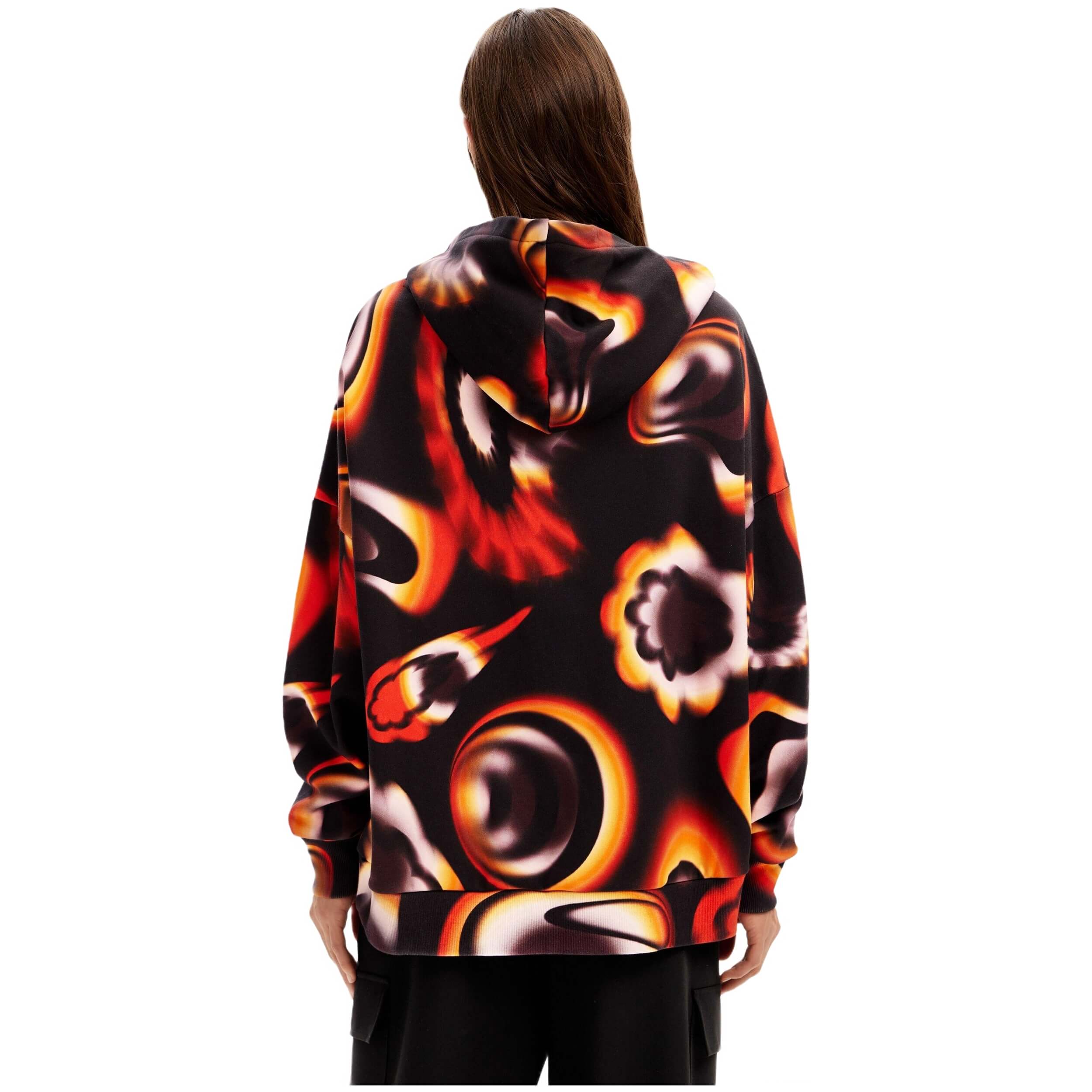 Sudadera Con Capucha Desigual