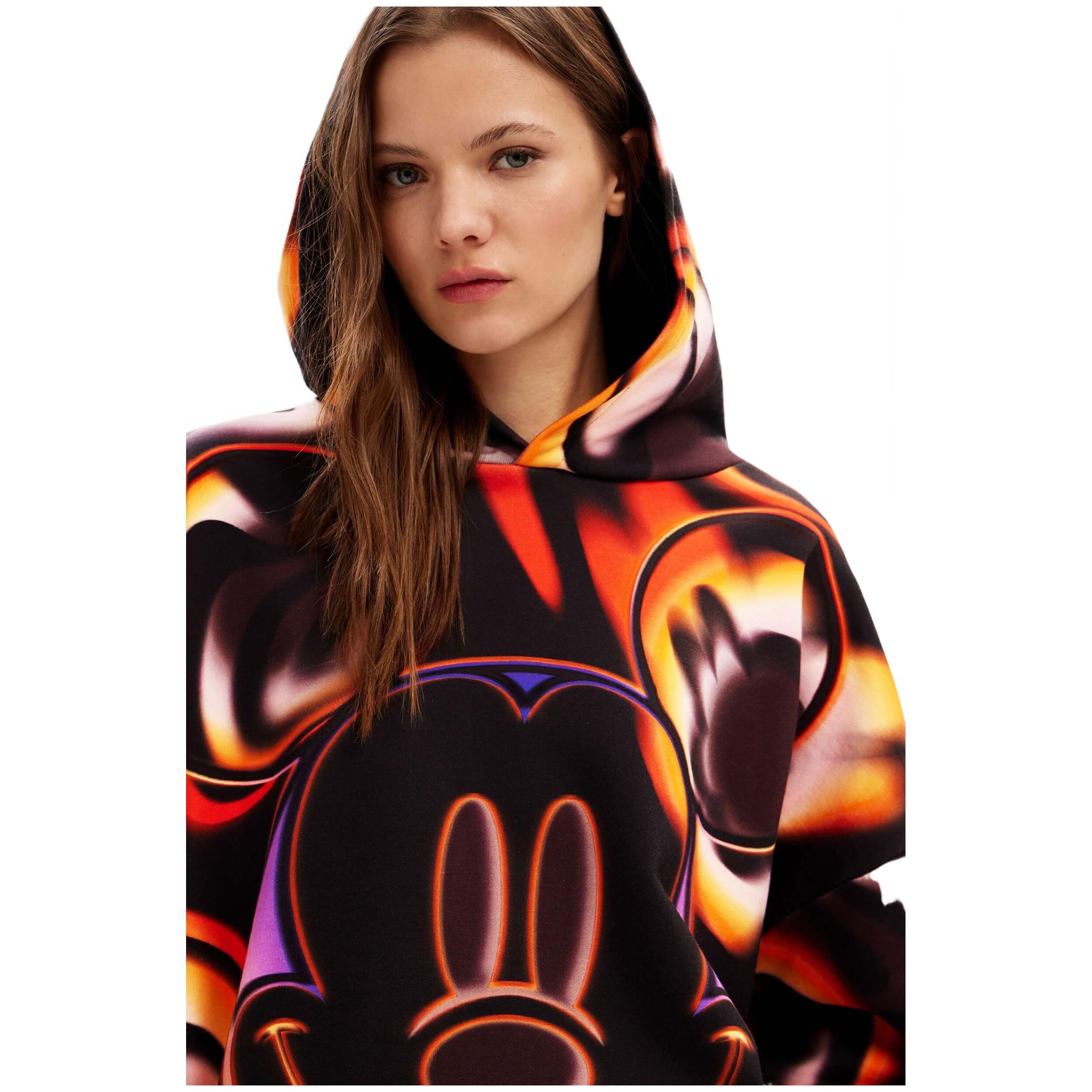 Sudadera Con Capucha Desigual