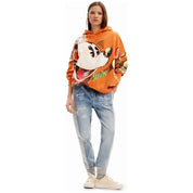 Sudadera Con Capucha Desigual Mickey Mouse