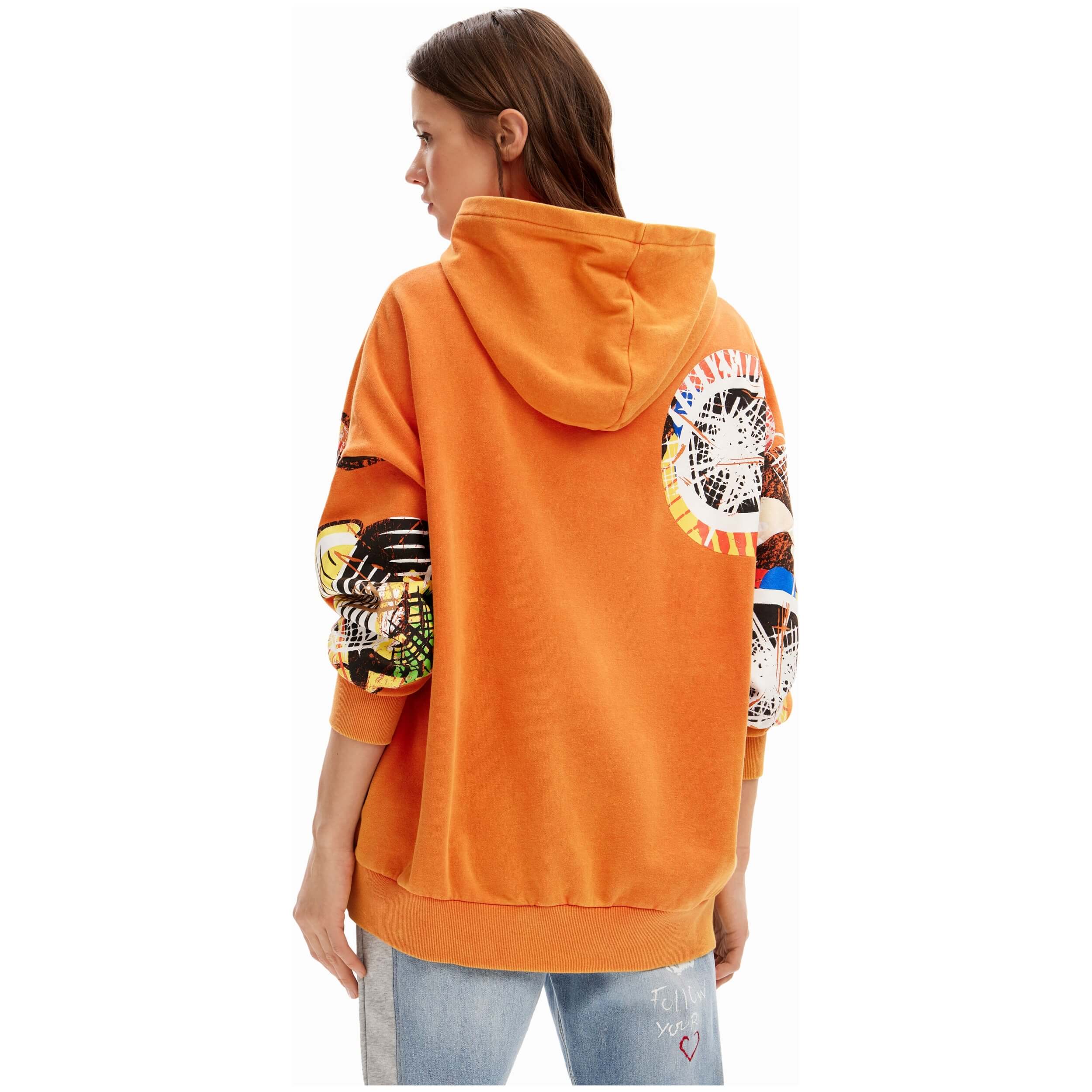 Sudadera Con Capucha Desigual Mickey Mouse