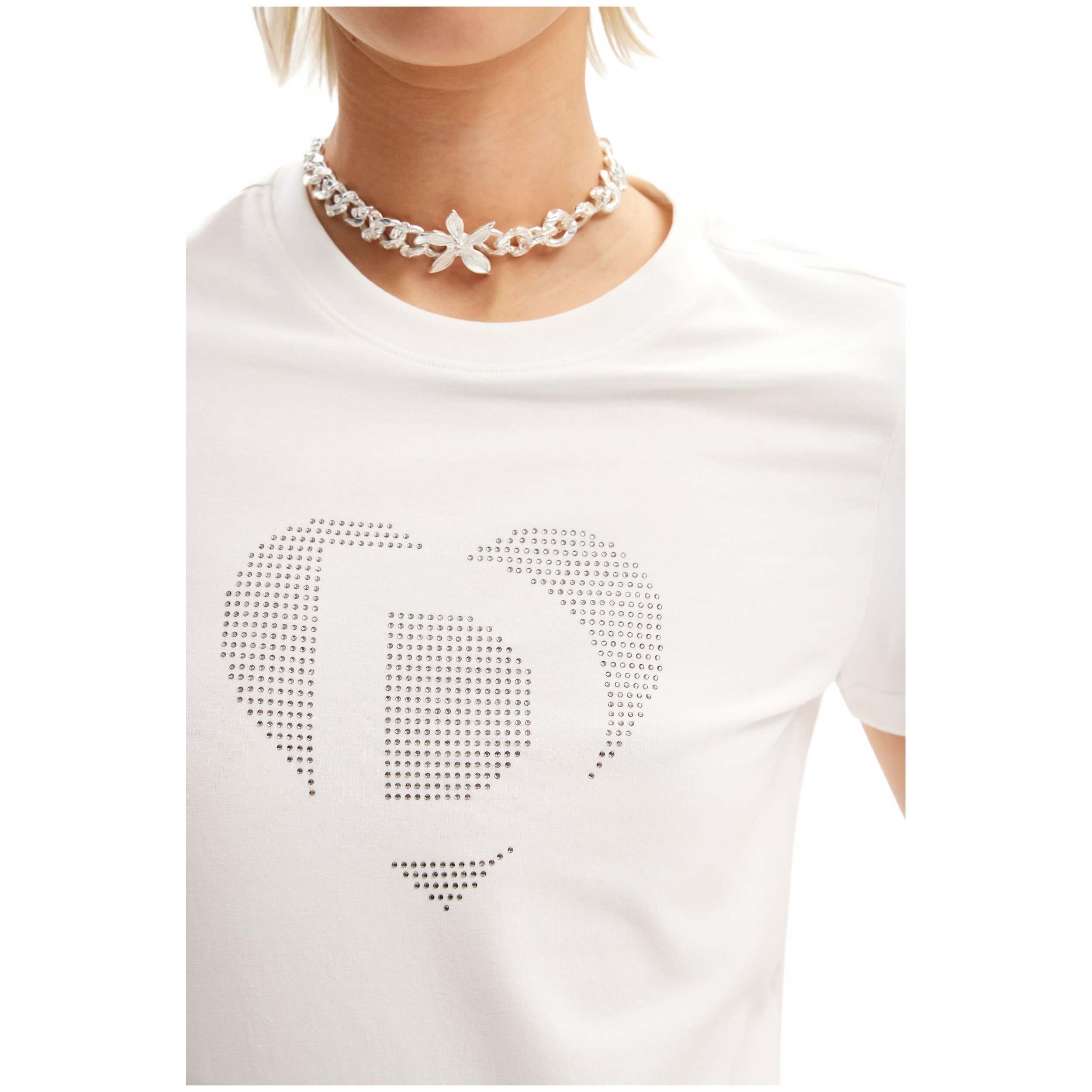 Camiseta De Manga Corta Desigual Corazón