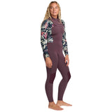 Neopreno Roxy 3/2 Swell Natural "Burgundy"