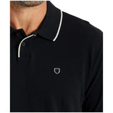 Polo De Manga Corta Brixton  negro