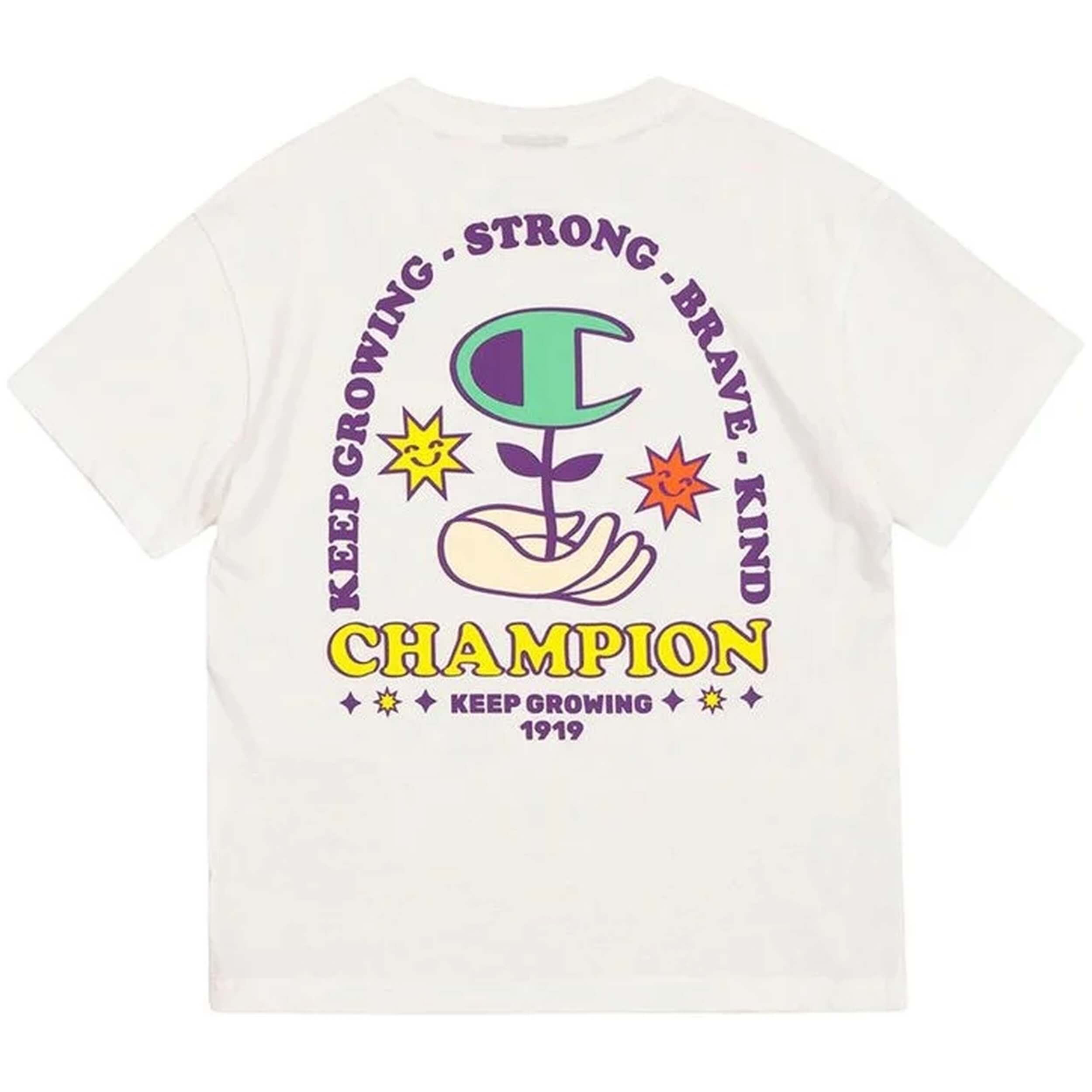 Camiseta De Manga Corta Champion Crewneck