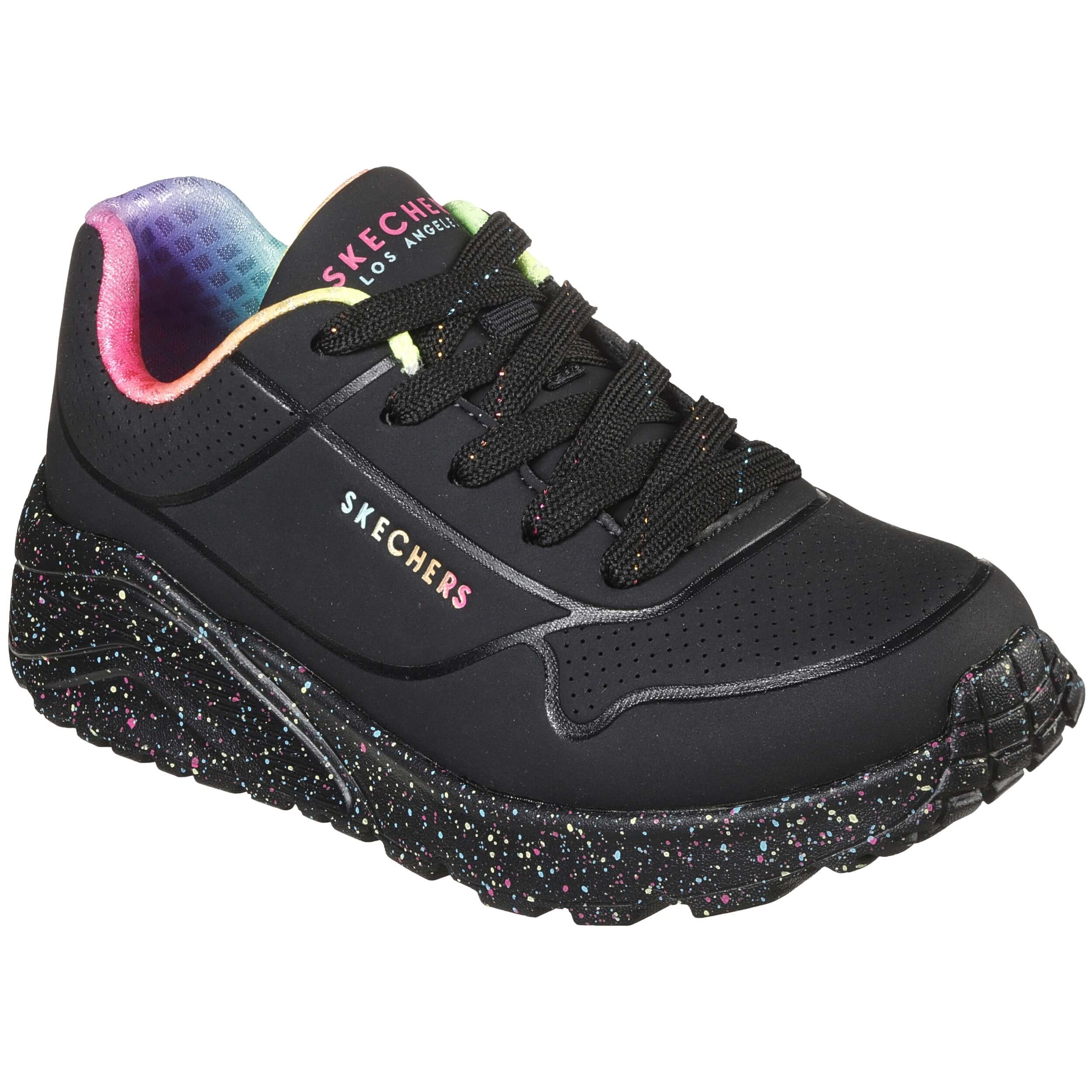 Skechers Uno Lite Rainbow Speckle Sneakers