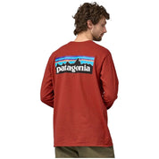 Camiseta De Manga Larga Patagonia P-6 Logo Responsibili