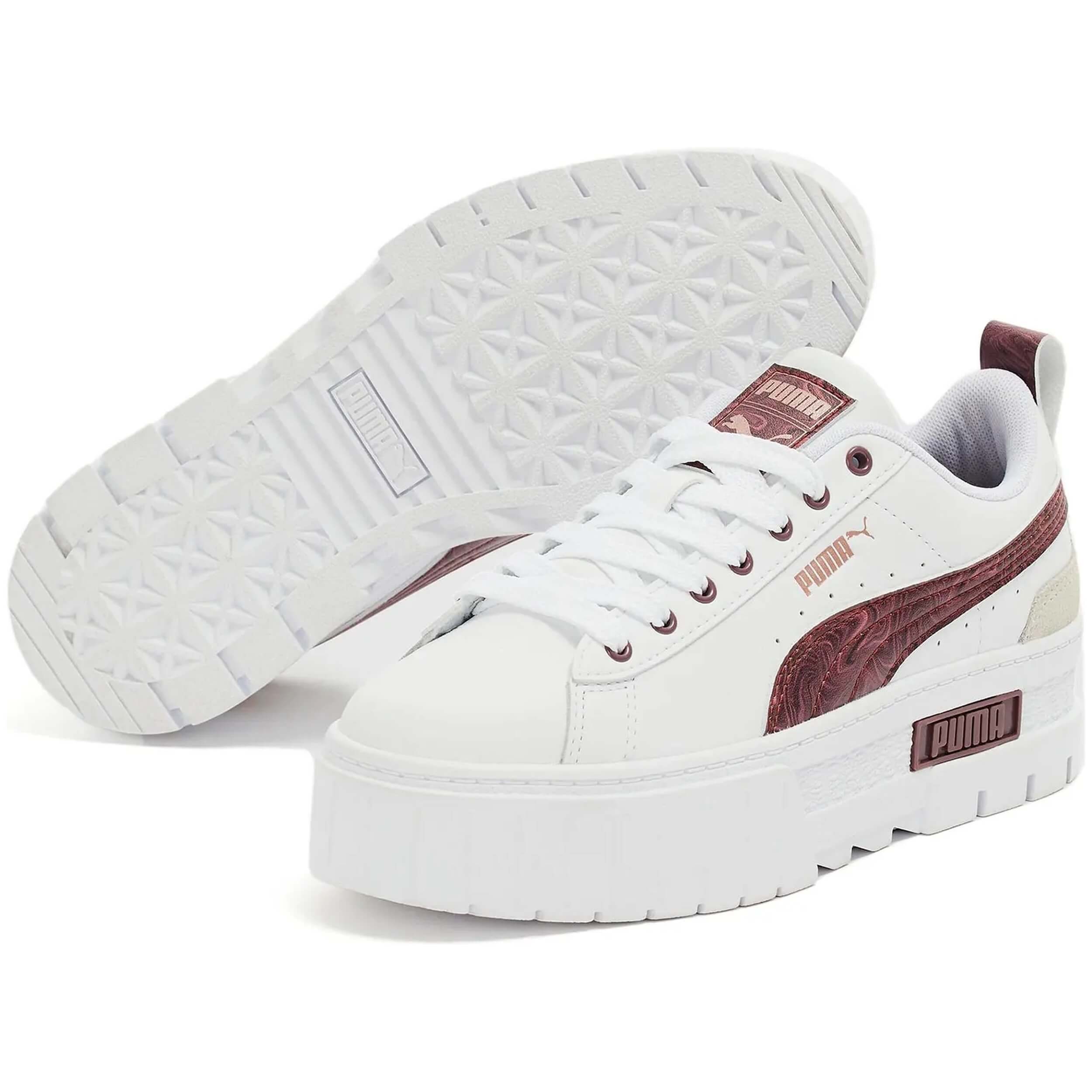 Zapatillas Puma Mayze Swirl Wnspuma White-Dusty Puk3.5