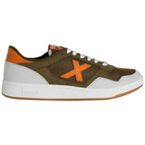 Zapatillas Munich Stb "Verde Oliva Y Naranja"