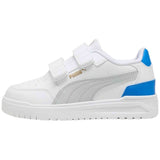 Zapatillas Puma Shuffle Downtown Low "Puma White-Cool Light Gray-Racing Blue"