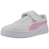 Zapatillas Puma Court Classic Clean "Puma White-Pink"