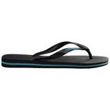 Chanclas Havaianas Logo Filete "Black/Black/Blue"