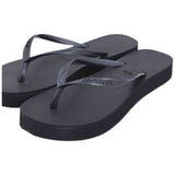 Sandalias De Plataforma Havaianas Slim Flatform "Negro"