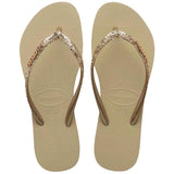 Chanclas Havaianas Slim Glitter "Beige"