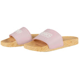 Munich Flat Slider Wood Flip Flops