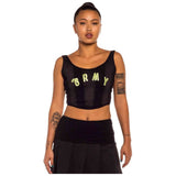 Top Grimey Jungle Punch Mesh "Black"