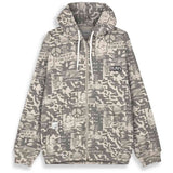 Sudadera Con Capucha Grimey Peace Within All Over Print "Light Grey"