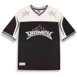 Camiseta De Manga Corta Grimey Infamous Deeper V Neck Oversize "Black"