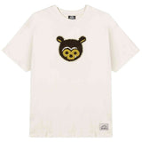 Camiseta De Manga Corta Grimey Mud'S The Residence Bear "Off White"