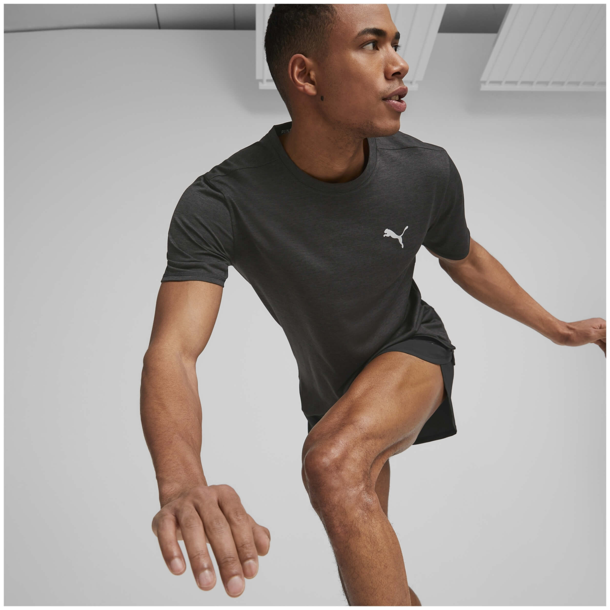 Camiseta De Manga Corta Puma Run Favorite Heather Running