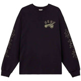 Camiseta De Manga Larga Grimey Sampans "Black"