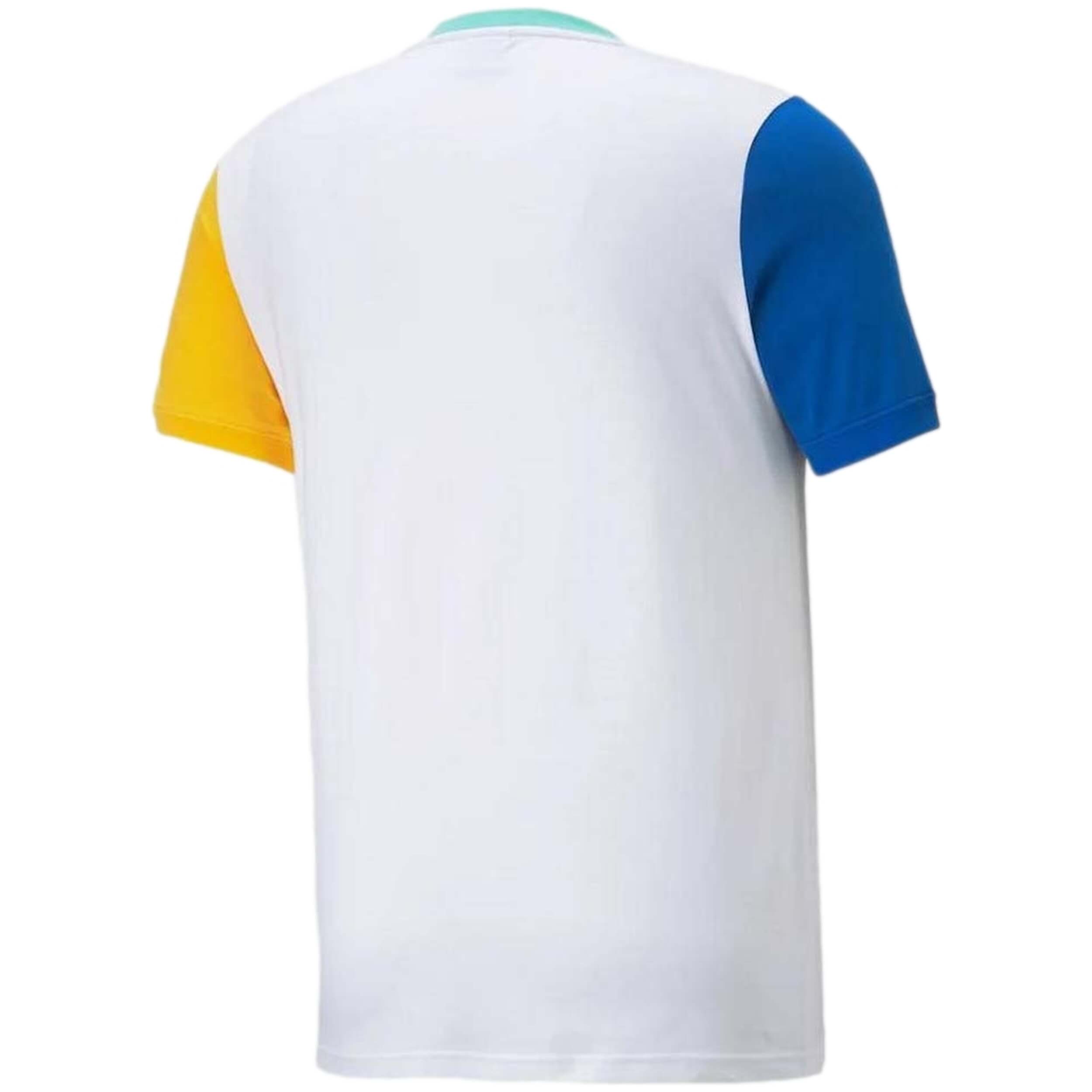 Camiseta De Manga Corta Puma Classics Block Teepuma White- Russ