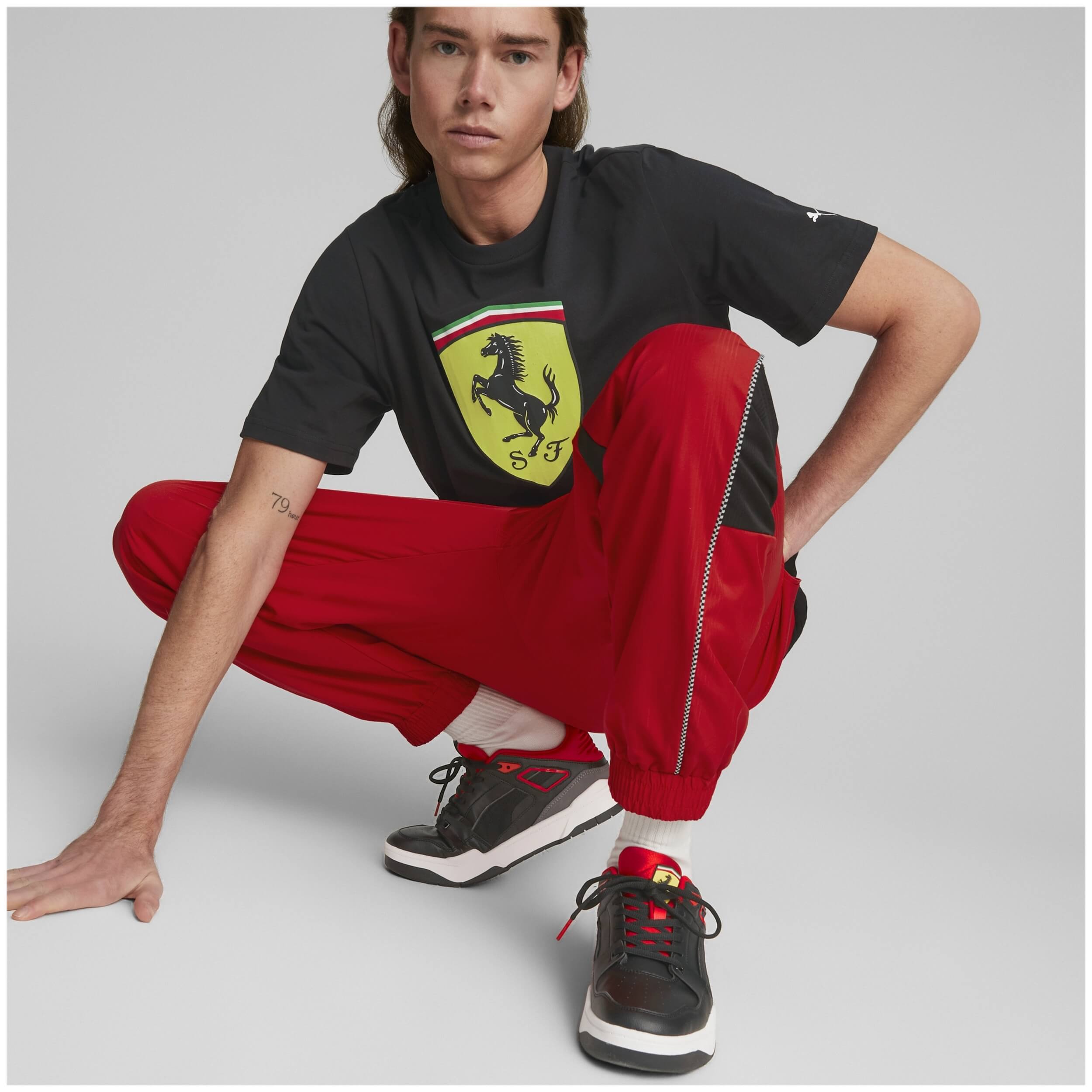 Camiseta De Manga Corta Puma Scuderia Ferrari Big Shield